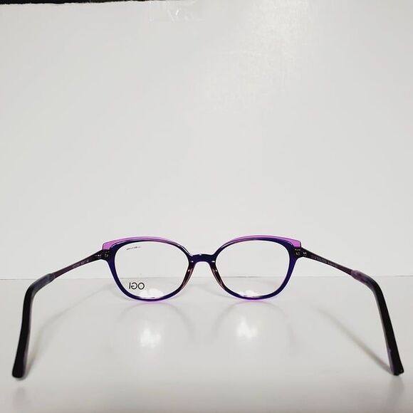 Womens OGI Evolution Regal Violet Designer Cat Eyeglasses Frames 50-17-140 Japan - Picture 4 of 9